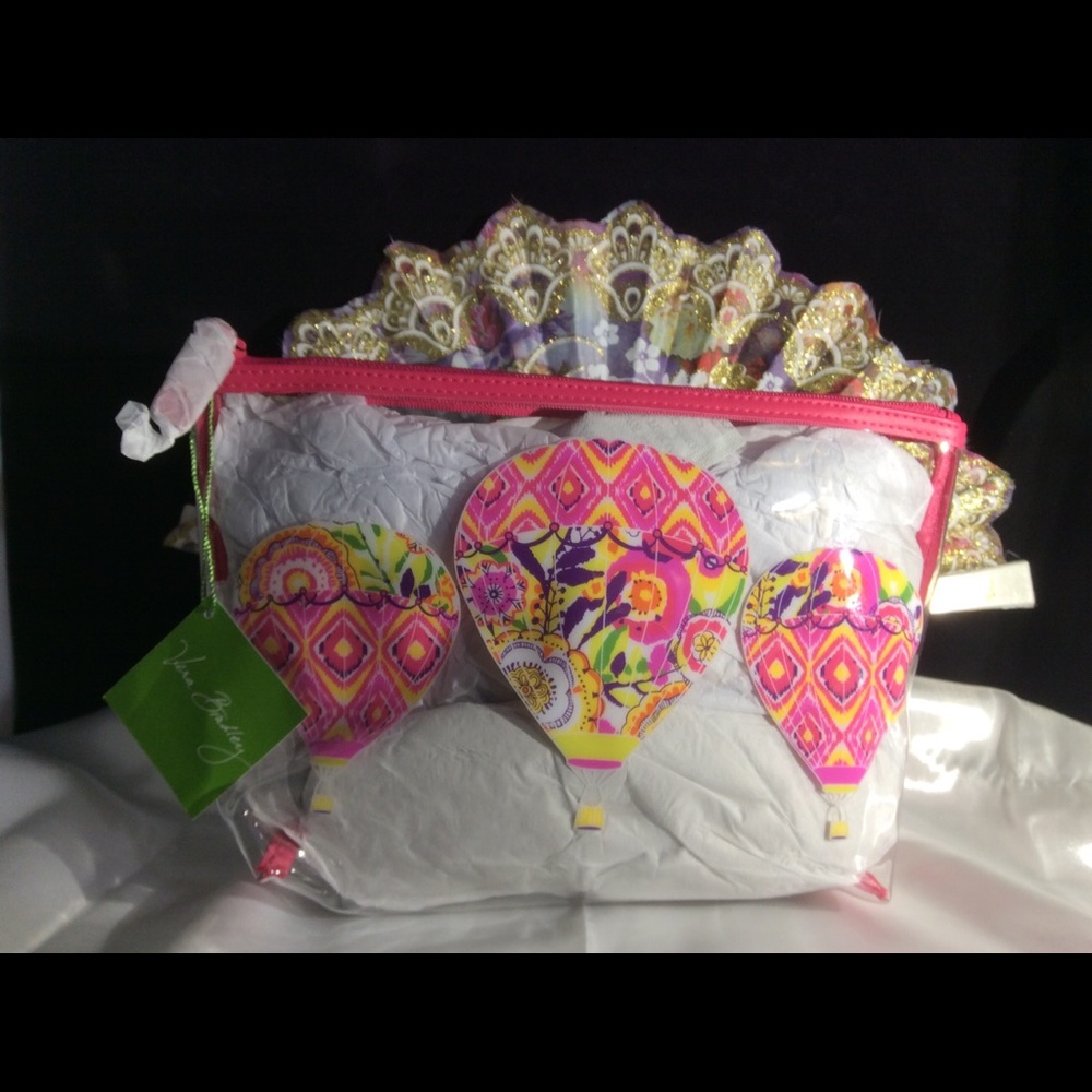Brand New! Vera Bradley Clear Beauty Bag